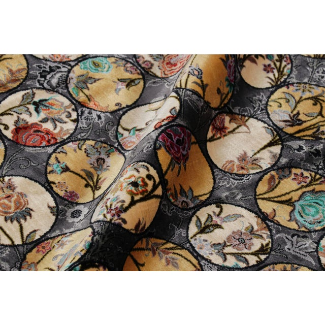 Textile Rug & Kilim’s Modern Rug With Polychromatic Floral Patterns “Sayeh” For Sale - Image 7 of 8