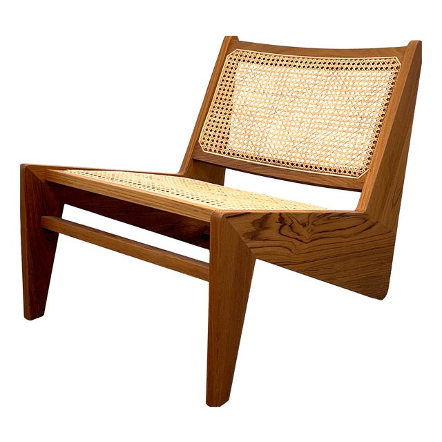 058 Kangaroo Armchair by Pierre Jeanneret for Cassina For Sale