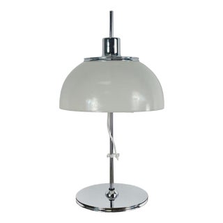 White Faro Table Lamp from Guzzini, 1970s For Sale