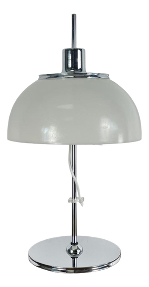 White Faro Table Lamp from Guzzini, 1970s