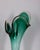 Vintage Sommerso Vase in Green Murano Glass by V.A.C. Cimarosti & Pinzan, 1960s For Sale - Image 3 of 10