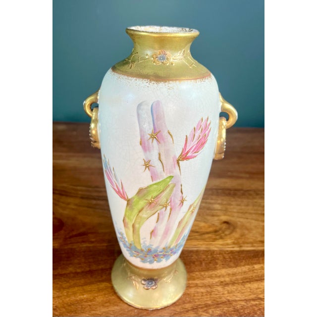 Antique Royal Bonn (Germany) Hand Painted Porcelain Vase For Sale - Image 4 of 8
