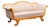 Biedermeier Style Sofa in Birch, Early 20th Century For Sale
