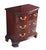 Vintage Thomasville 18th century collection flame mahogany bedside chests / tables / nightstands. Georgian styling with...