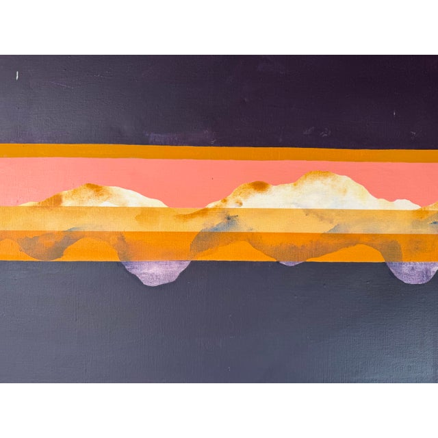 1979 John Almquist “Dream Series – Earth #7” Expressionist Abstract Oil on Canvas Painting, Framed For Sale - Image 10 of 13