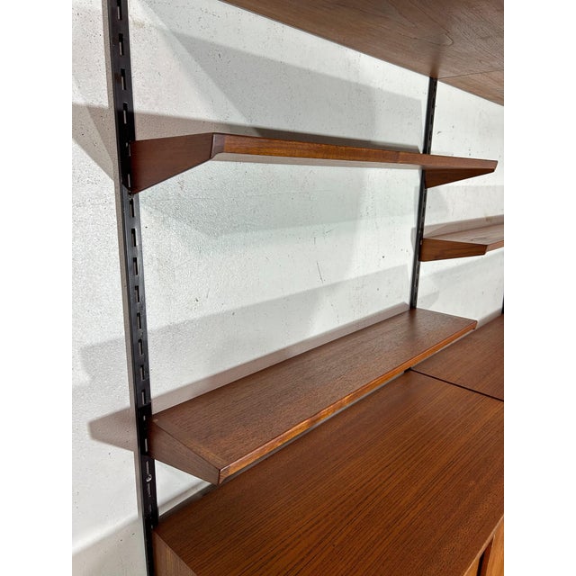 Modular Wall Unit in Teak by Kai Kristiansen for FM Møbler, Denmark, 1960s For Sale - Image 14 of 18