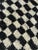 Mid-Century Modern Beni Ouarain Checkerboard Modern Moroccan Handknotted Rug For Sale - Image 3 of 10