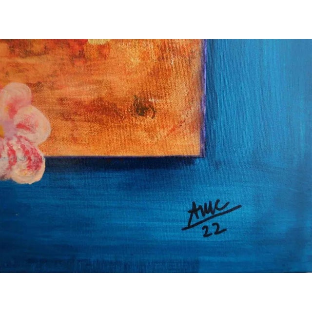 Contemporary Anna Maria Caboni, The Soul of Flowers, Acrylic on Canvas, 2022 For Sale - Image 3 of 5