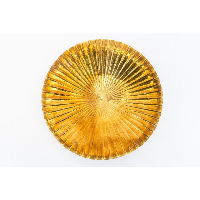 Art Deco Serving Plate in Hammered Copper, Vienna, Austria, 1920s For Sale - Image 10 of 12