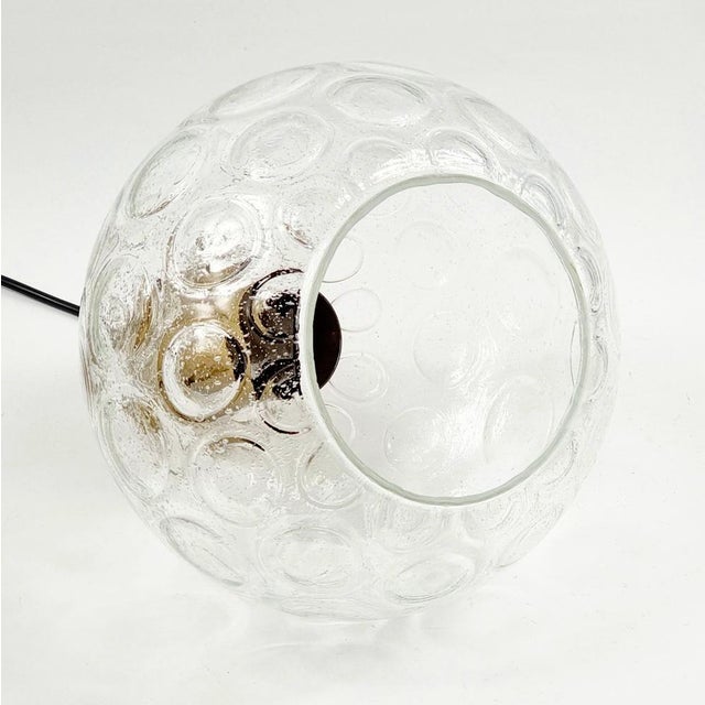 Gold Mid-Century Bubble Glass & Brass Ceiling Light by Helena Tynell for Limburg, Germany, 1960s For Sale - Image 8 of 12