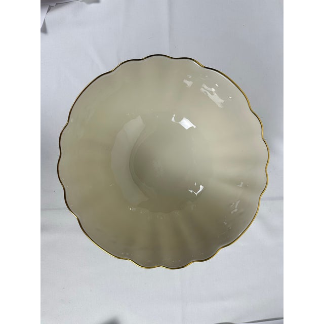 Lenox 1990s Lenox Holiday Hostess Collection Centerpiece Punch Bowl For Sale - Image 4 of 7