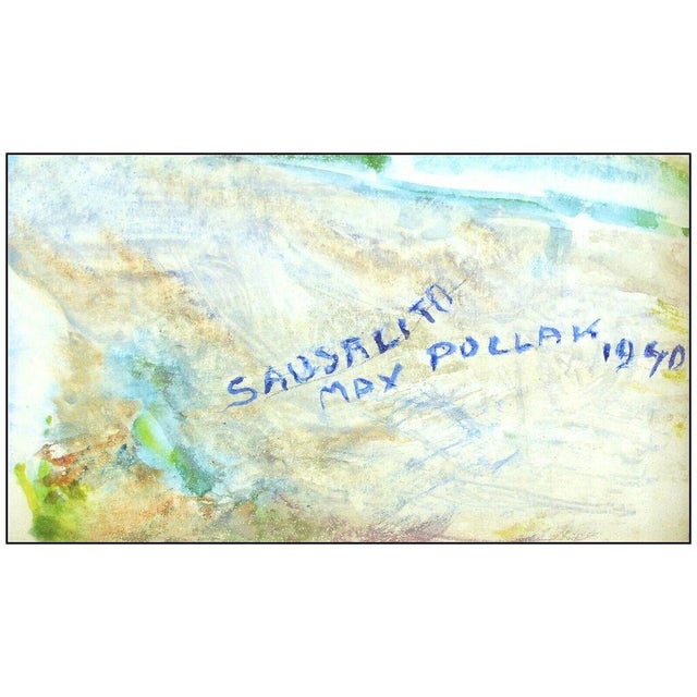 Message us to inquire about custom framing options! (Included for free with every purchase) The artwork here, "Sausalito",...