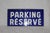 Blue and White Enamel Metal Traffic Sign, 1950s For Sale - Image 11 of 17