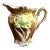Antique Hand-Painted Gold Fine China Pitcher For Sale