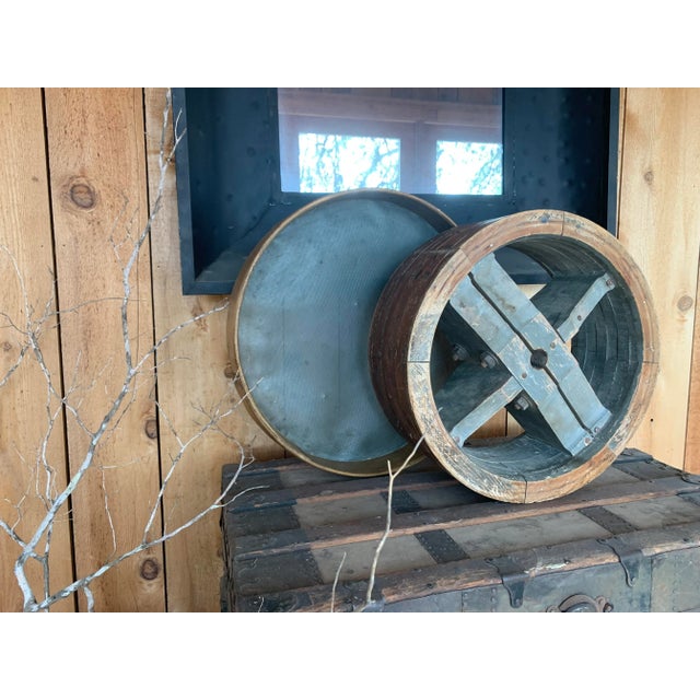 Early 19th Century Early 19th Century Large Industrial French Circular Wood Factory Mold For Sale - Image 5 of 12