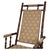 Antique American Beech Rocking Chair, 1890s For Sale - Image 6 of 13