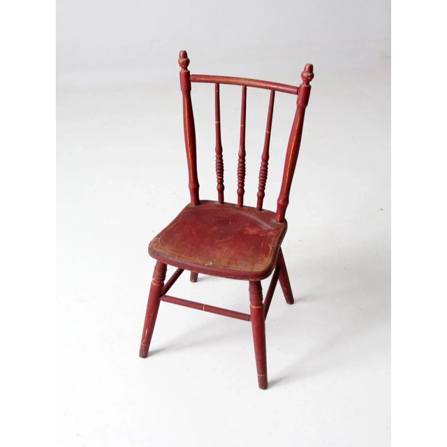 American Antique Children's Chair For Sale - Image 3 of 9