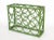 Vintage 1970s Boho Green Rattan 12-Bottle Wine Rack For Sale - Image 13 of 13