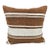 Turkish Hemp Pillow Cushion Natural Beige Brown Cushion Cover 20"x20" For Sale