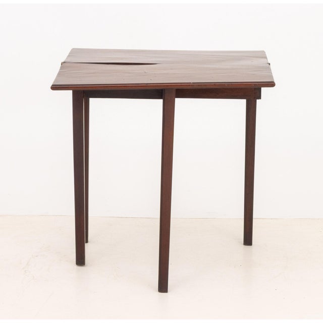 George III Mahogany Fold-Over Gate Leg Table For Sale - Image 9 of 9