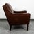 Mid-Century Modern Mid Century Danish Modern Lounge Chair Brown Leather Arm Denmark MCM Armchair For Sale - Image 3 of 11