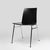 21th Century Black Chair with Wooden Seat, Belgium For Sale - Image 11 of 11
