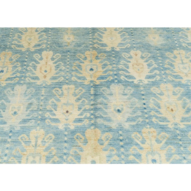 Oushak Rug 9'3" x 11'10" For Sale - Image 4 of 4