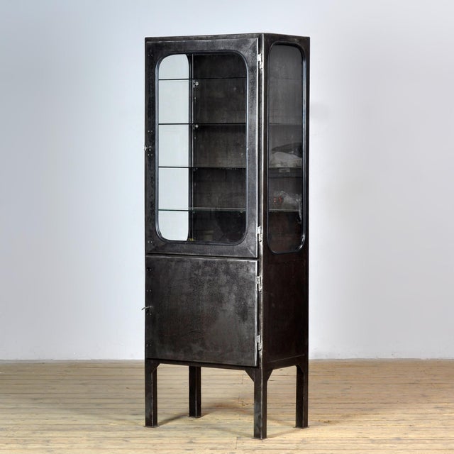 Industrial Vintage Medical Cabinet, 1970s For Sale - Image 3 of 11