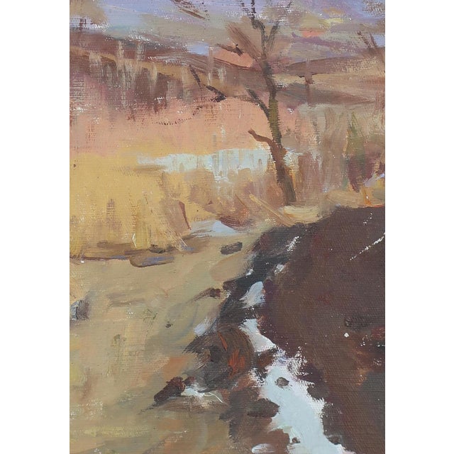 1990s Impressionism Landscape Painting, Ukrainian Artist, 1992 50-35 For Sale - Image 4 of 6