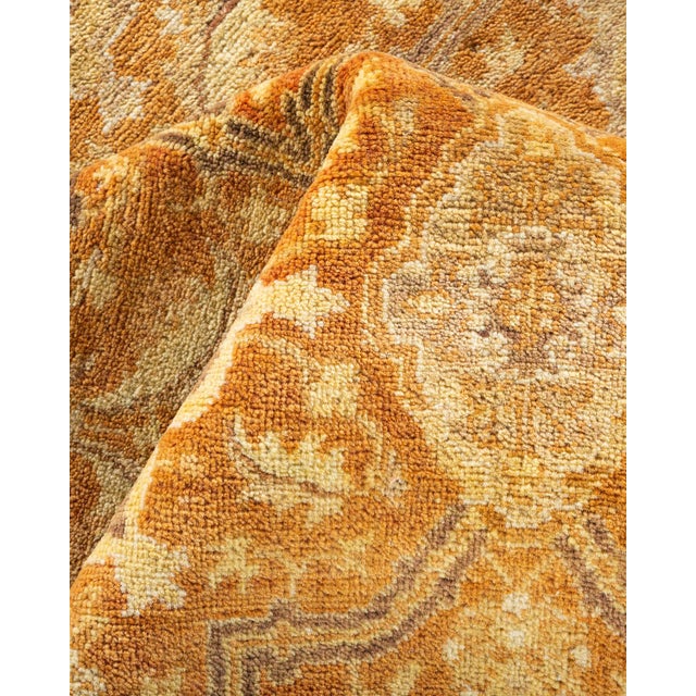 Textile Mogul, One-of-a-Kind Hand-Knotted Area Rug - Brown, 8' 1" x 10' 2" For Sale - Image 7 of 8