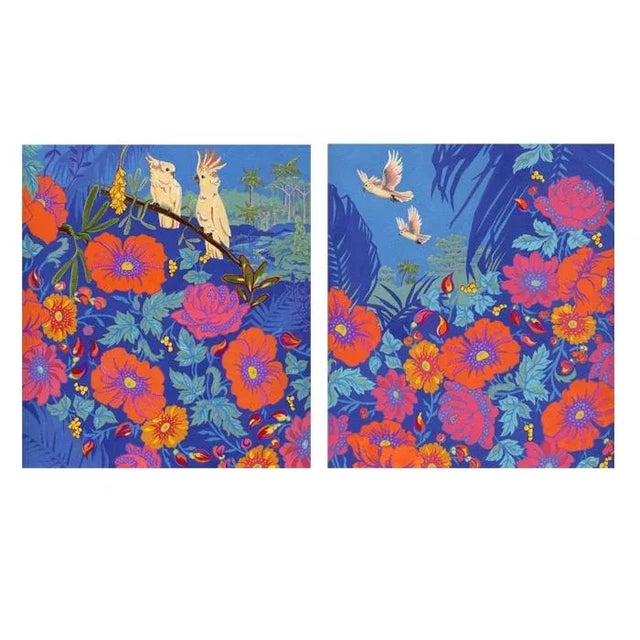 Tropical Bird 2 Original Painting For Sale - Image 4 of 5