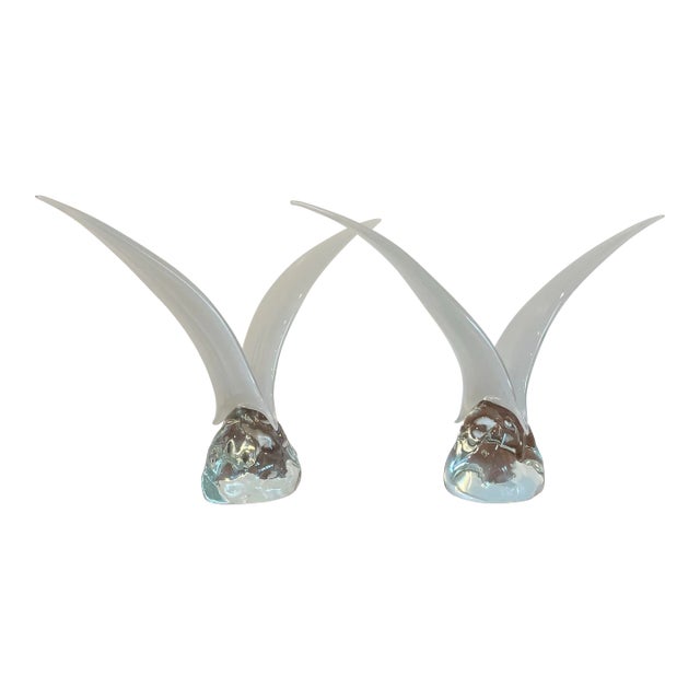 Vintage Murano Seagull Sculptures Birds For Sale