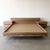 A rare vintage 1980s Postmodern king platform bed with integrated nightstands, professionally restored in ALPI Agreste...