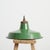 Green Enamel Pendant Light from Benjamin, 1940s For Sale - Image 3 of 7