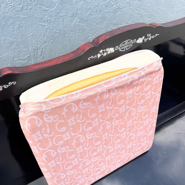 Vintage Chinese Rosewood With Mother of Pearl Inlay Sofa For Sale In West Palm - Image 6 of 12