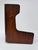Brown Vintage 1970s Wood Corner Shelf Wall Display For Sale - Image 8 of 10