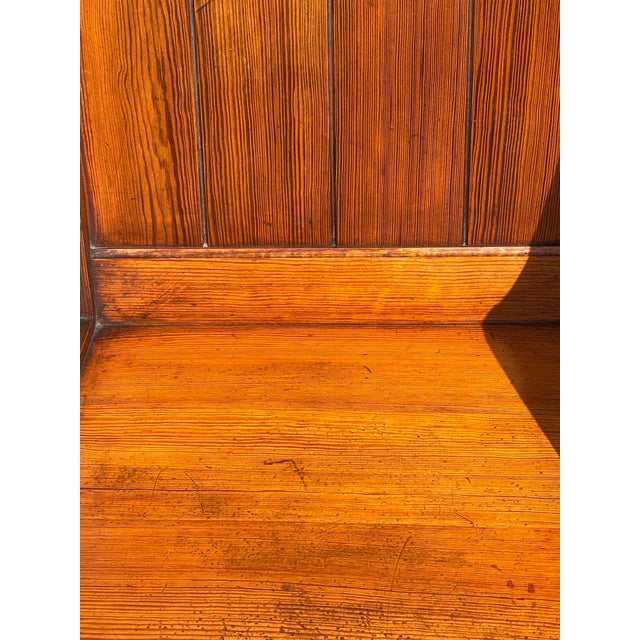 19th Century Victorian Pitch Pine Glastonbury Armchairs, 1880, Set of 2 For Sale - Image 12 of 13
