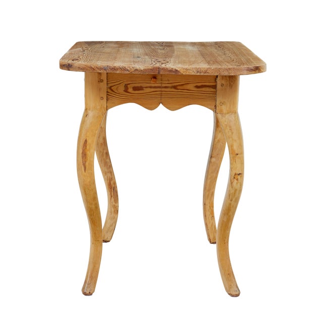 Rococo 19th Century Rococo Revival Swedish Side Table, 1840s For Sale - Image 3 of 9