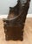 Brown Renaissance Revival Carved Oak Monk's Hall Settle Bench, 1800s For Sale - Image 8 of 10