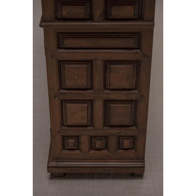 Brutalist Spanish Sideboard in Wood, 1970s For Sale - Image 17 of 18