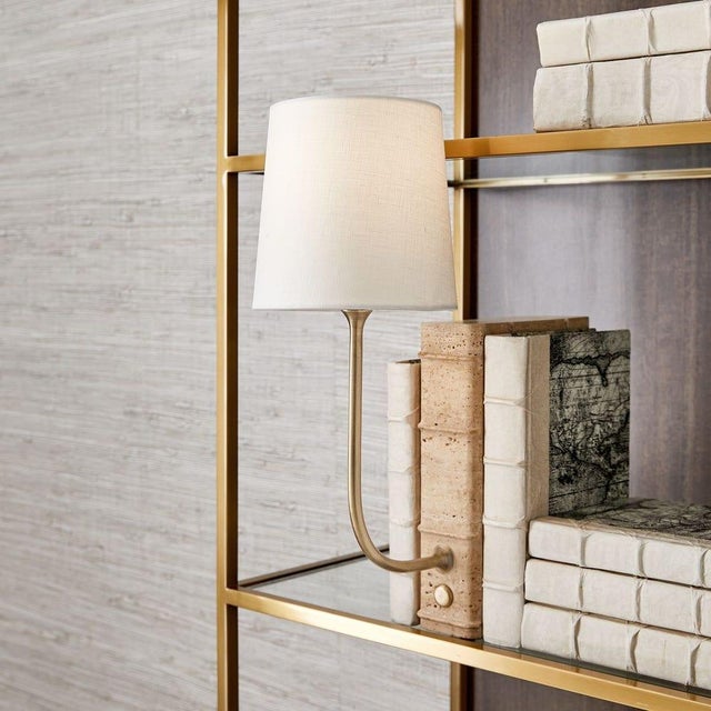 Book Mini Lamp - Travertine For Sale In Sacramento - Image 6 of 9