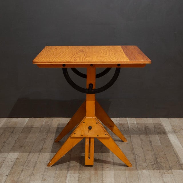Vintage A. Lietz Co. Drafting Table c.1940 For Sale - Image 10 of 10