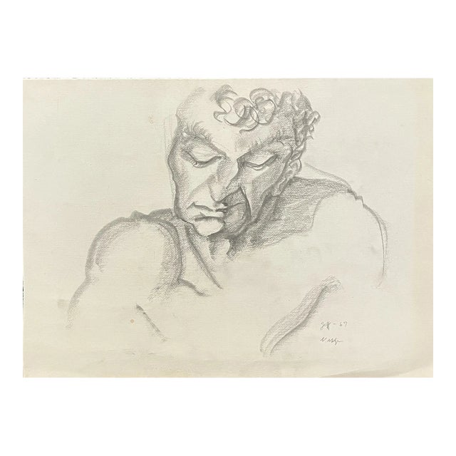 1967 Neil Meitzler Portrait of Jeff For Sale