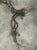 Vintage Spanish Rococo Style Etched Glass Wired Pendant Light For Sale - Image 9 of 12