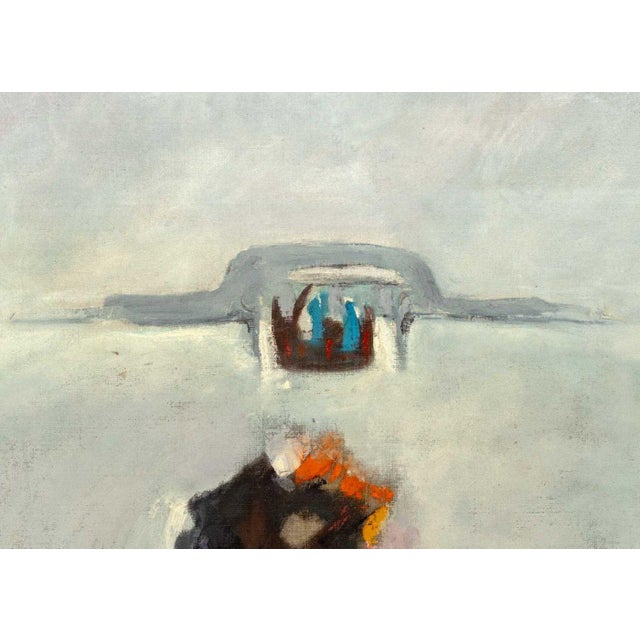 Abstract Agudelo Geometric Abstraction Oil on Canvas For Sale - Image 3 of 8