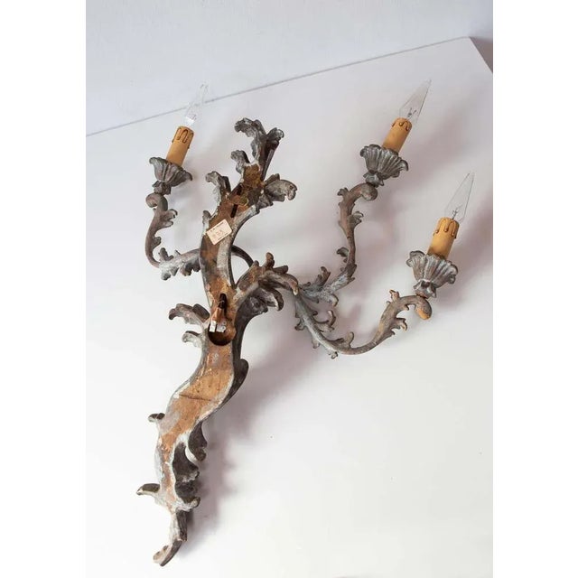 1950s Florentine Italian Wall Light from C.N. Firenze 1950s For Sale - Image 5 of 10