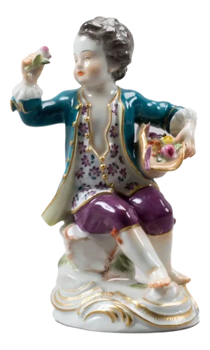 Porcelain Figurine Boy from Meissen
