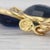 2010s 6.60ctw Blue Sapphire Tennis Bracelet 18k Yellow Gold 7" 4.1mm For Sale - Image 5 of 5