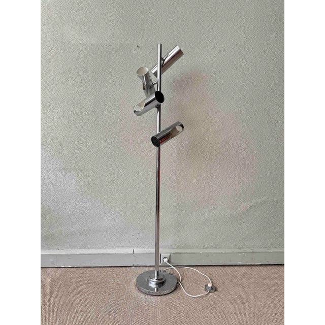 Chrome Floor Lamp by Goffredo Reggiani for Reggiani, 1970s For Sale - Image 10 of 18