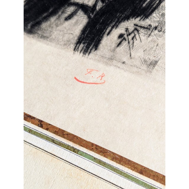 Late 19th Century Félicien Rops, Fantoche, 1874, Drypoint Etching For Sale - Image 5 of 9